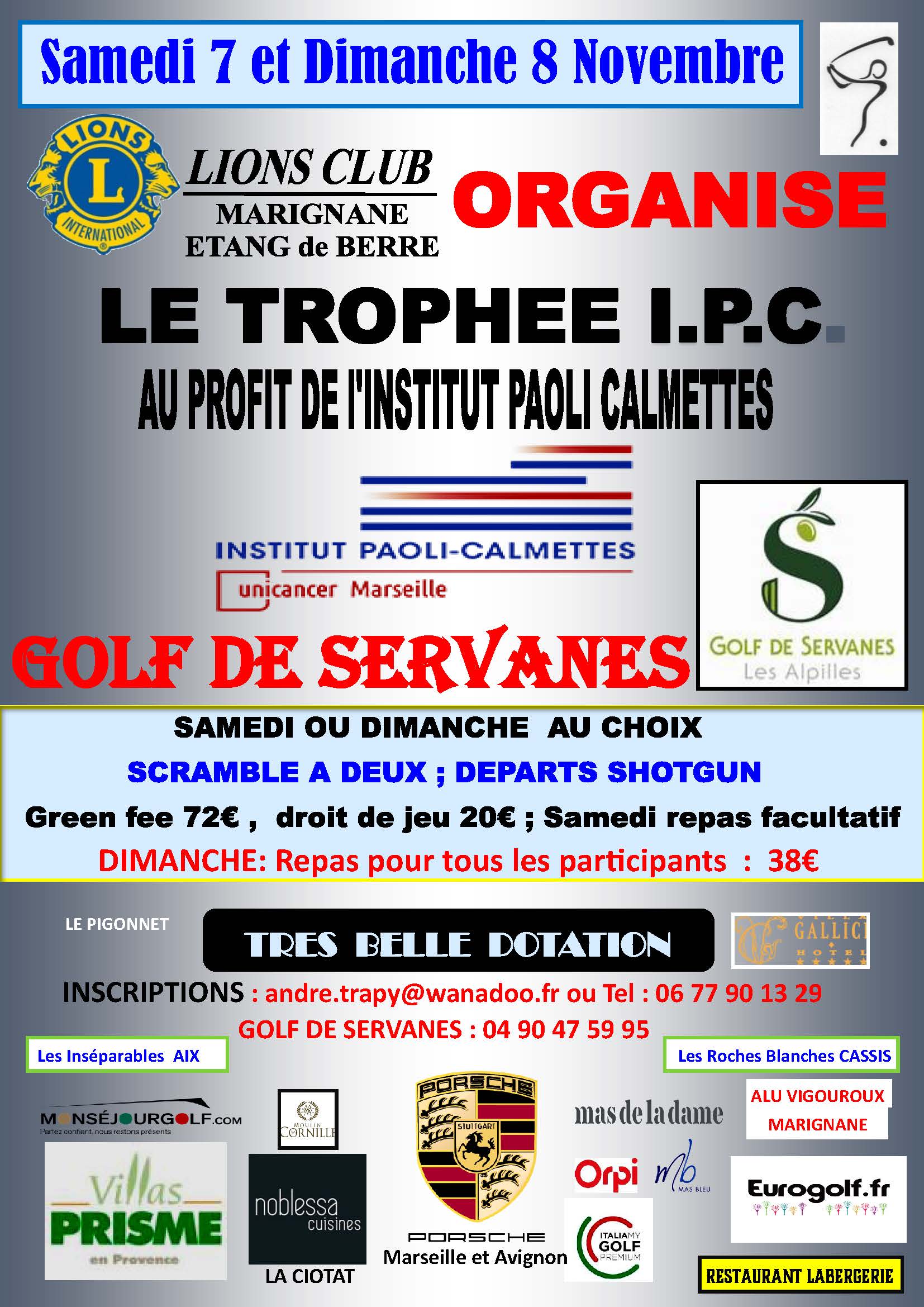 7 et 8 NovembreMARIGNANE ETANG DE BERRE