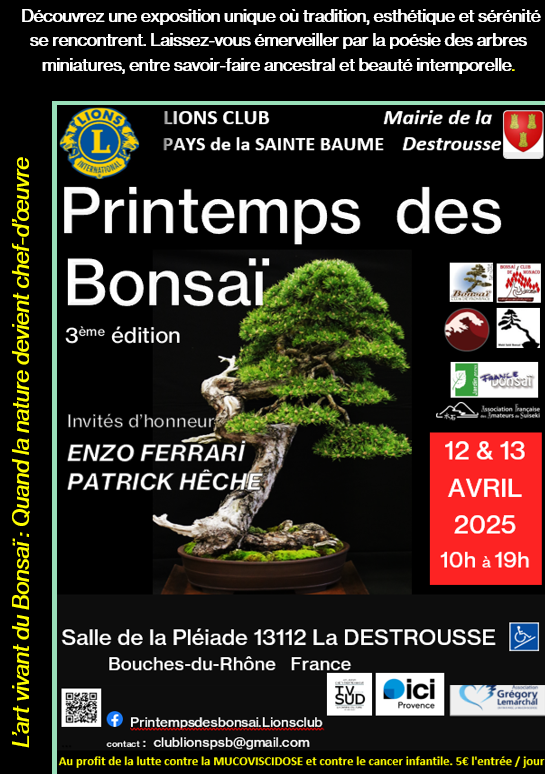 13&14 avrilPAYS DE LA SAINTE BAUME  