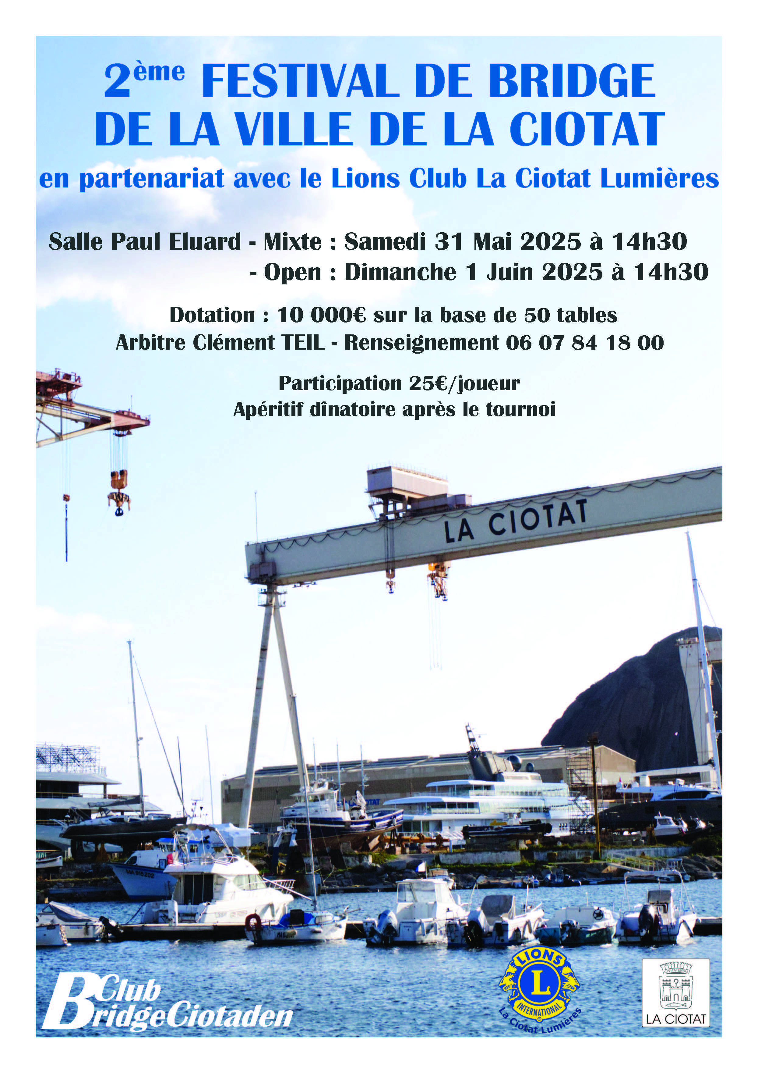 31 mai & 1 JUINLA CIOTAT LUMIERES