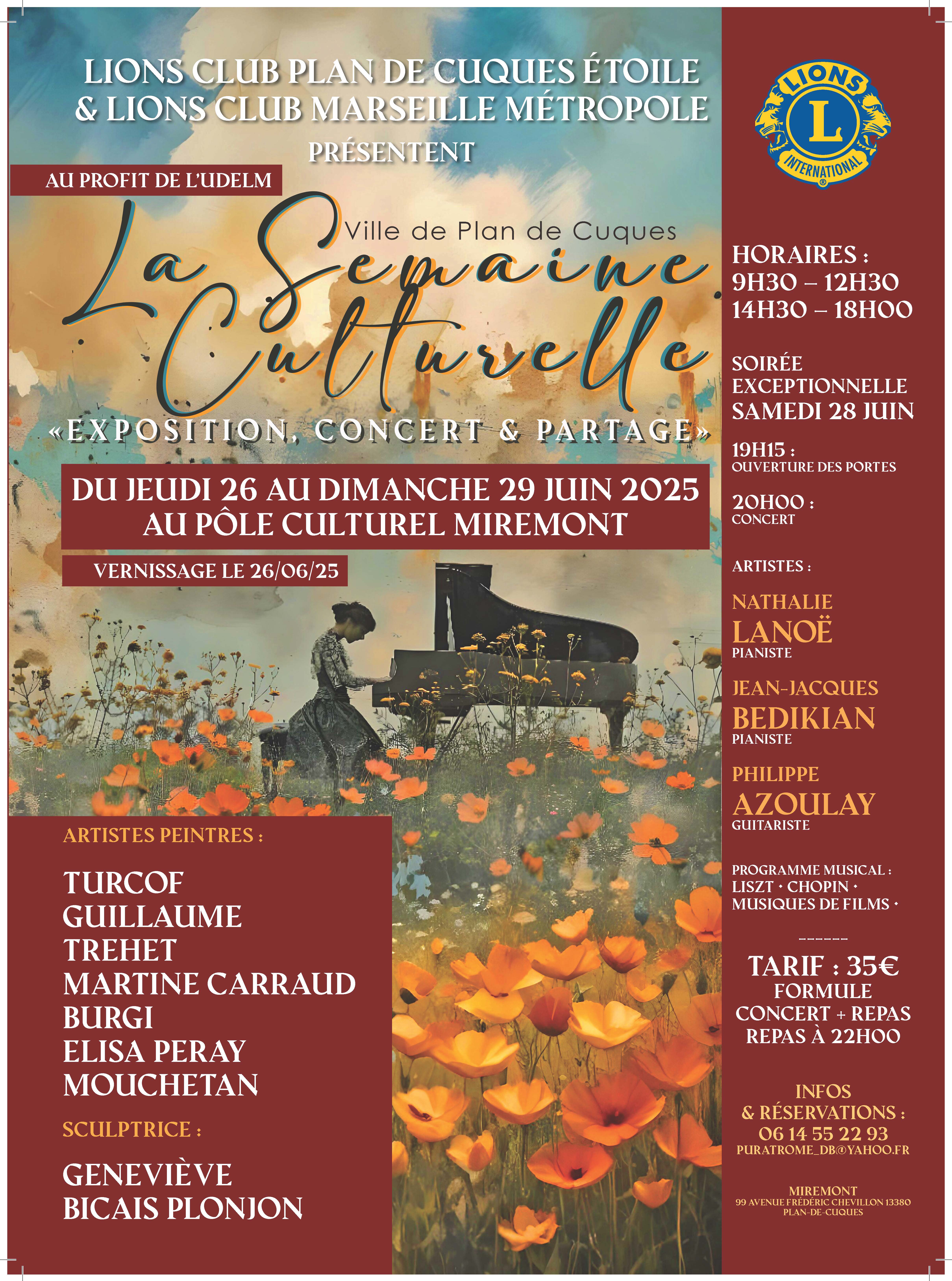 26 au 29 juinPLAN DE CUQUES ETOILES & MARSEILLE METROPOLE