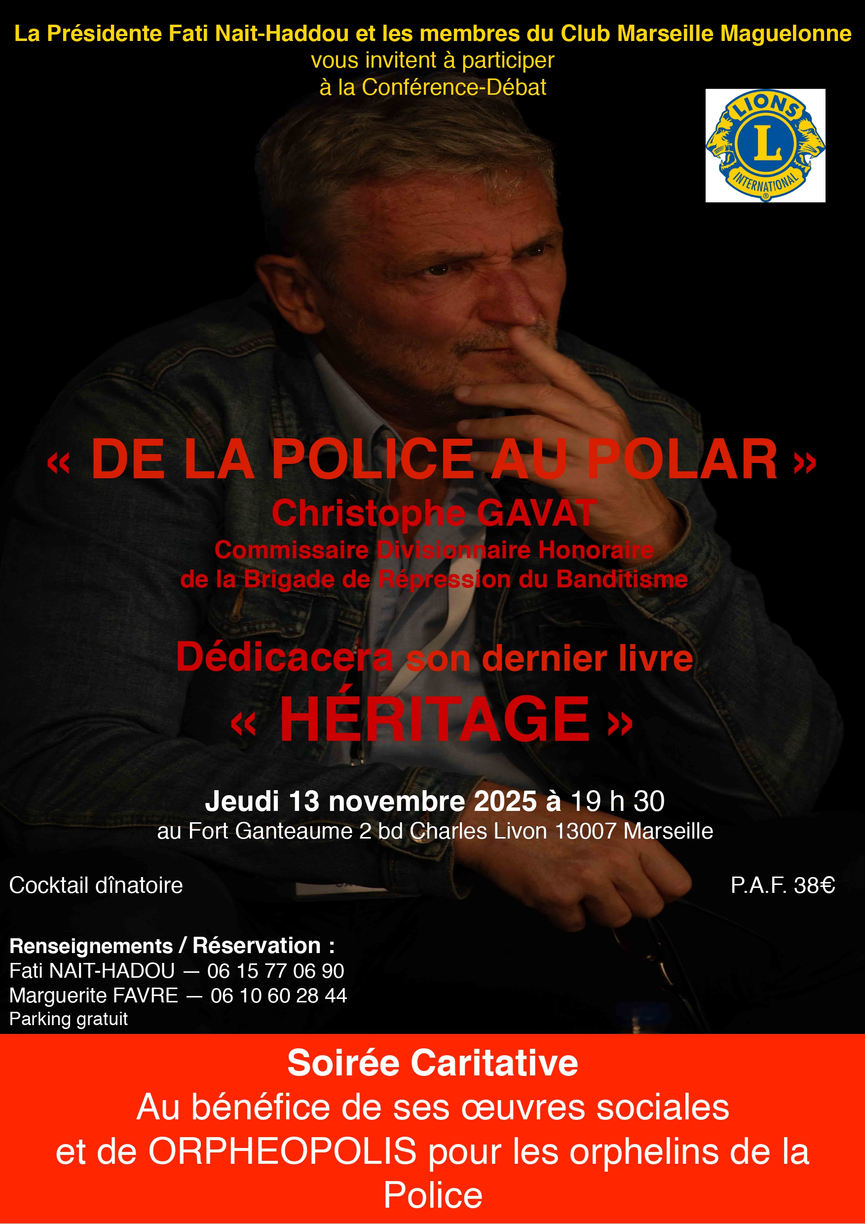 13 Novembre à 19h30Fort Ganteaume  